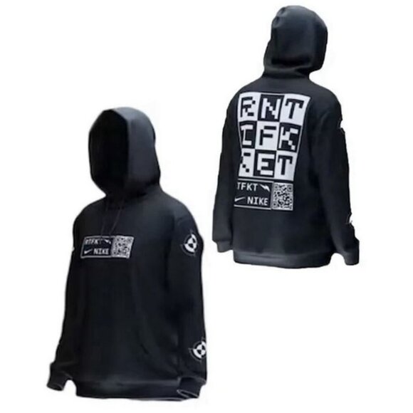 *NEW RTFKT X Nike AR Hoodie Black Size XL - Picture 1 of 11